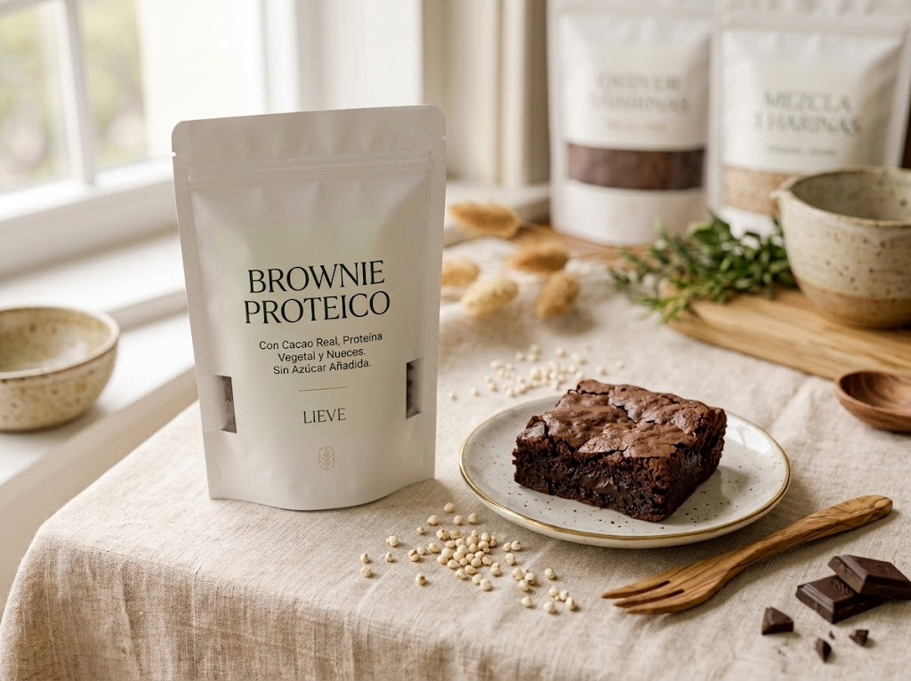Brownie proteico artesanal