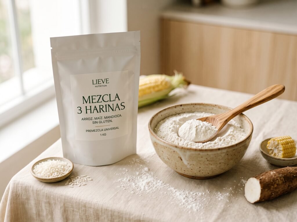 Mezcla 3 harinas (1 kg)
