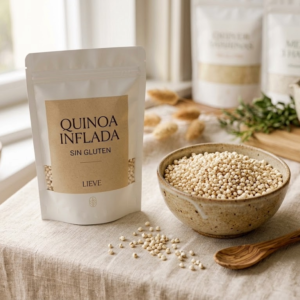 Quinoa inflada